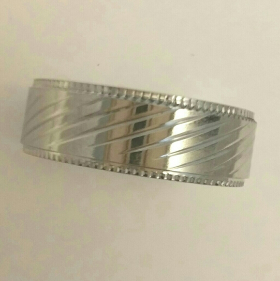Men's Silver Label Stainless Steel Band - Picture 1 of 5